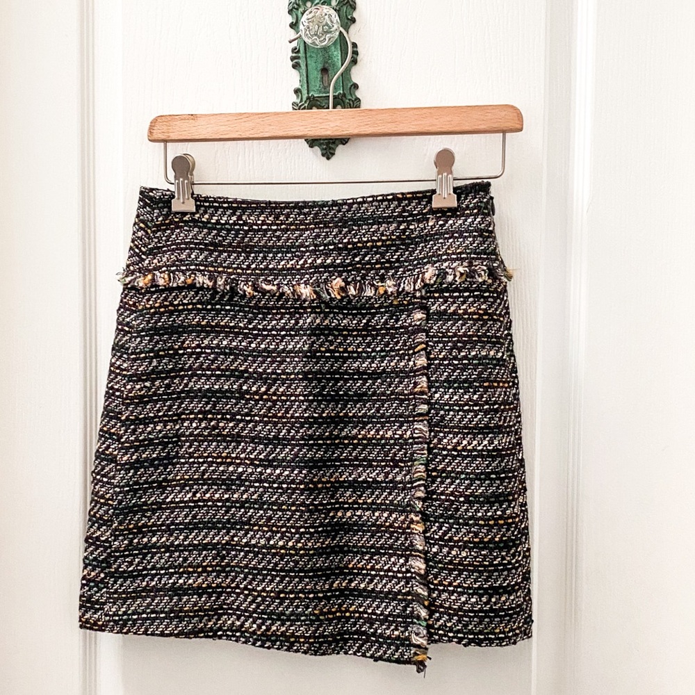 BRAND NEW LOFT Petite Tweed Skirt Size 00P